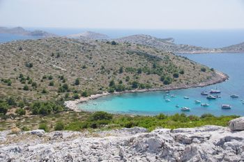  Kornati NP Levrnaka sziget Lojena bl vadpartja