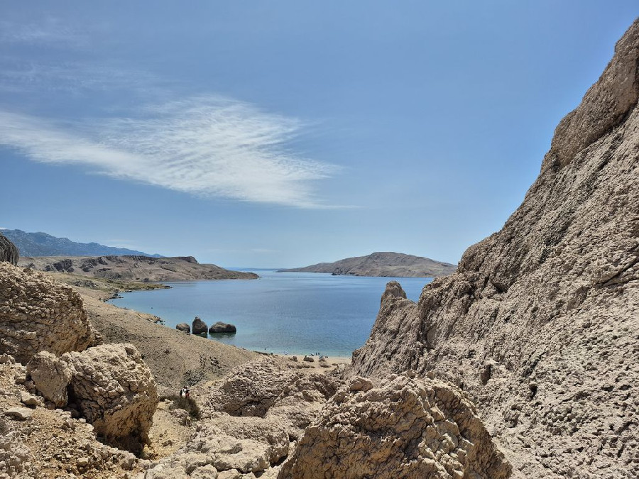  Beritnica beach Pag szigeten