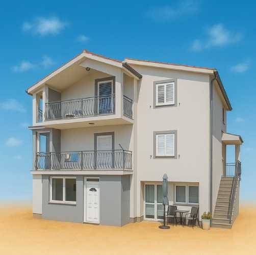 Horvátország apartmanház 1