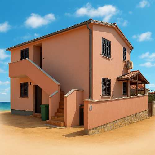 Horvátország apartmanház 1