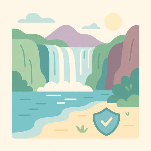 Természeti kincsek, vízesések, kanyonok